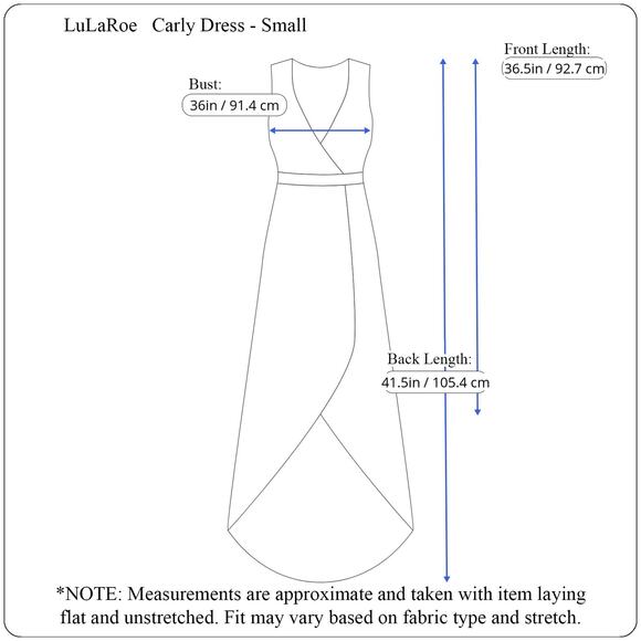LuLaRoe Carly Dress Small Brushstroke Stripes Red White Hi-Low A-Line Swing - Picture 4 of 9